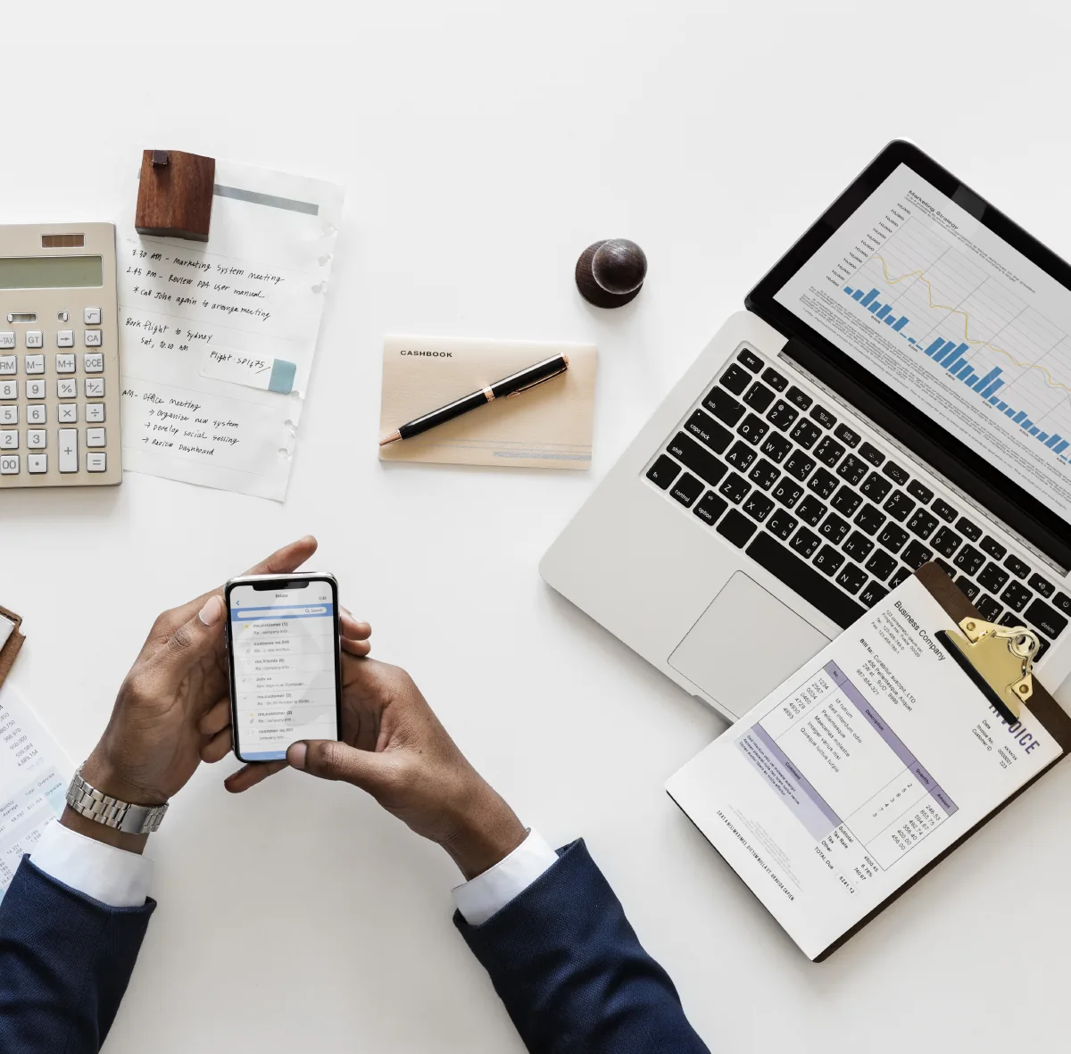 Business planning and wholesale trade