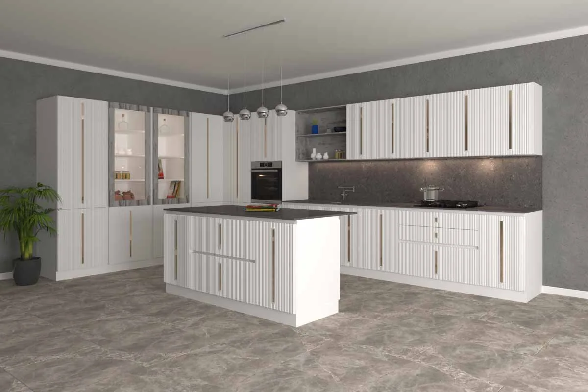 Membrane cabinet doors